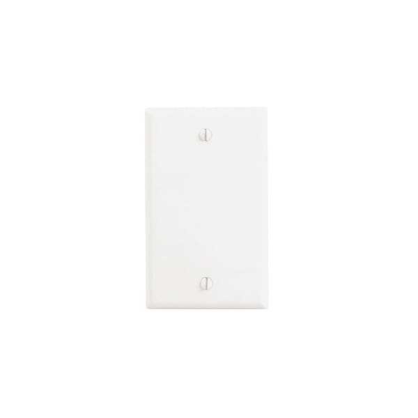 Leviton Blank Plate, Single Gang, White 88014 - main